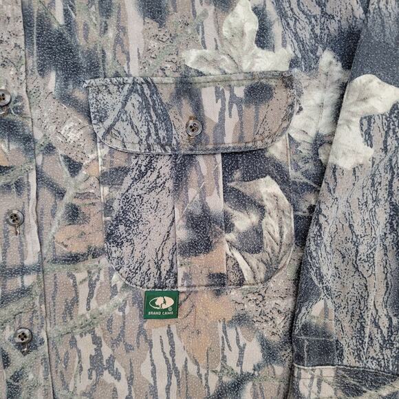 Vintage Mossy-Oak Camo Shirt 2XL 26x32 Break-Up - Picture 12 of 12